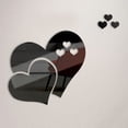 thumbnail image 2 of DIY Acrylic mirror self-adhesive mirror wall sticker Love mirror sticker, 2 of 6