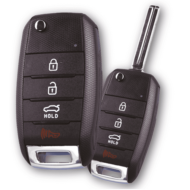 Kit de Alarma Universal Extreme ALEXTW con Llave Automotriz