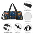 thumbnail image 6 of Gaeub Funny Steam Train Lightweight Travel Cylinder Bag Gym Tote Bag Sports Training Duffle Bag with Pockets and Straps, 6 of 8