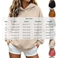 thumbnail image 3 of YUGYXL Oversized Fleece Hooded Sweatshirts for Women Long Sleeve Y2K Pullover Hoodies with Kangaroo Pocket Black Hoodie XL, 3 of 7