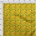 thumbnail image 2 of oneOone Cotton Flex Yellow Fabric Merry Christmas Quilting Supplies Print Sewing Fabric By The Yard 40 Inch Wide-28C, 2 of 4