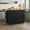 Black, variant on CBJCBJ 50.4" Kitchen Island with Storage, Wood Top Cart with Drop Leaf and Wheels, White