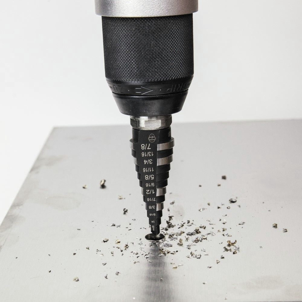 Klein Tools High Speed Steel Double Flute Step Drill Bit 1 pc.
