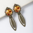 thumbnail image 4 of Sunflower Vintage Copper-Colored Lace Bookmarks: Stylish Stainless Steel Reading Accessories for Book Lovers - Set of 2, 4 of 5