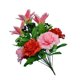 thumbnail image 1 of Wosthever 2 piezas de jarrón de flores artificiales de larga duración para decoración ramo de flores artificiales decoración de flores Kits de decoración para fiestas rosa, 1 of 6