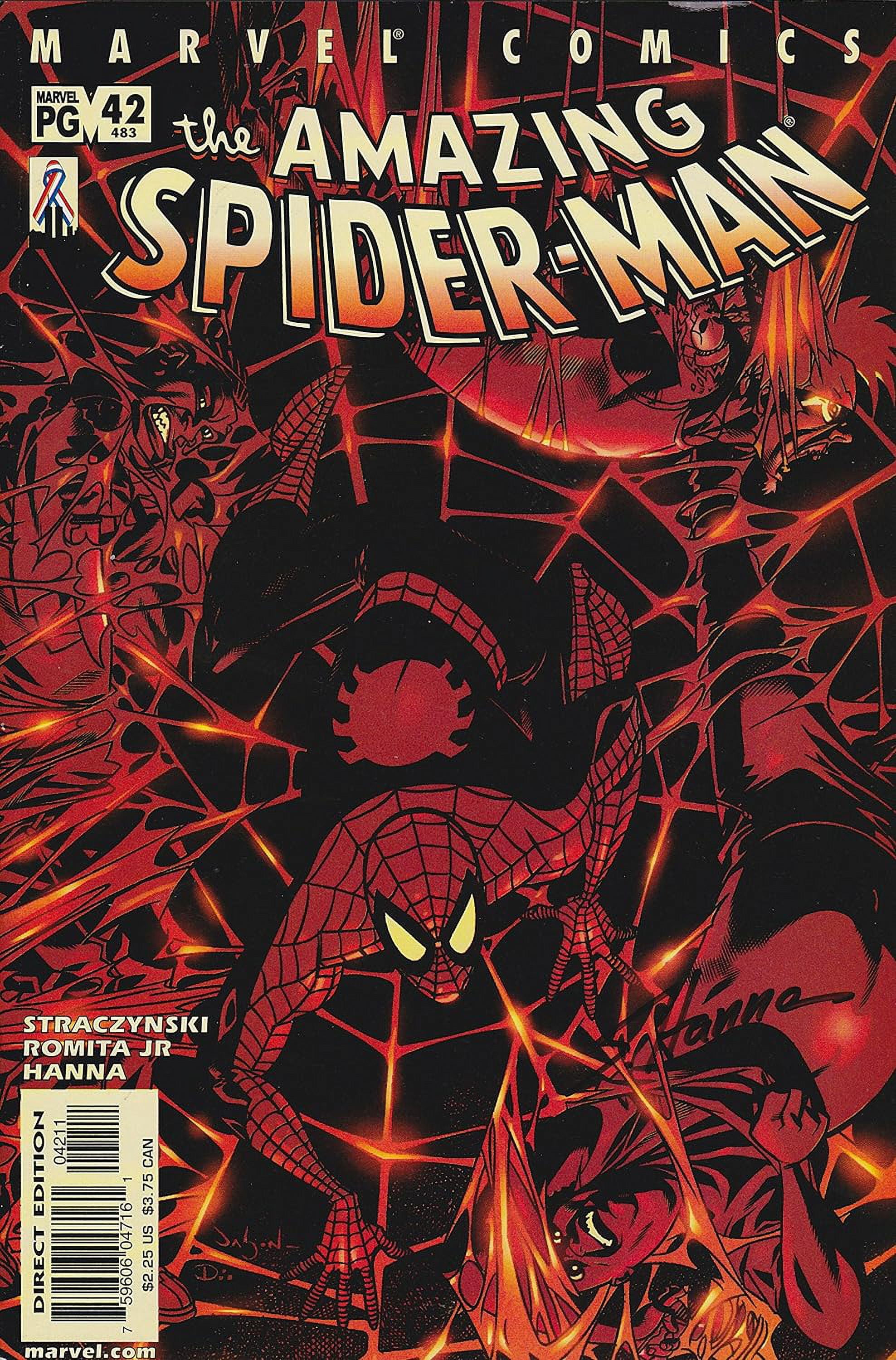 Amazing Spider-Man #42 Signed by Scott Hanna