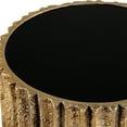 thumbnail image 4 of Uttermost Echo Brass Drink Table, 4 of 5