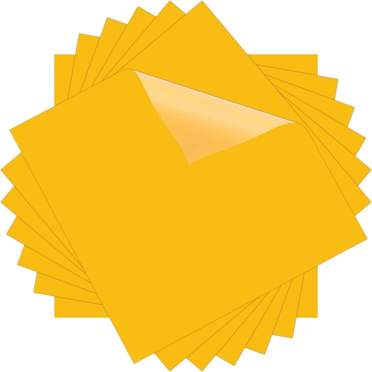 HTVRONT Permanent Vinyl Sheets,Vinyl for Cricut 7 Sheets 12"x12" Adhesive Vinyl for Cricut