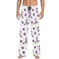 thumbnail image 7 of FORMRS Mens Pajama Pants with Pockets Cotton Sleepwear Lounge Bottoms Sizes S-2XL, Purple Halloween Gooses, 7 of 7