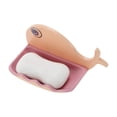 thumbnail image 5 of Unique Bargains 1 Pc Soap Dish Cartoon Whale Soap Holder for Bathroom Pink, 5 of 6