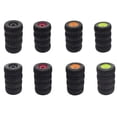 thumbnail image 3 of Pack of 4 Nylon Remote Control Short Course Truck Tire Portable Replace Auto Tyre Part Accessories Replacement for Traxxas Slash Black Type 2, 3 of 8