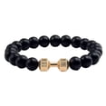 thumbnail image 1 of Pulsera De Cuentas Naturales Piedra Esmerilada Mancuerna Europea Y Joyería Fina Para Hombres Y Mujeres, 1 of 5