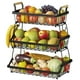 thumbnail image 2 of Cesta de Fruta de Metal de 3 Niveles, Cesta de Almacenamiento de Frutas de 3 Niveles con Asa, Frutero de Cocina para Almacenar Verduras y Frutas, 2 of 8