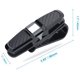 thumbnail image 5 of Clip para visera, 2 paquetes de soporte para gafas de sol para visera de coche, clip para gafas de sol de coche, soporte para colgar gafas con clip para tarjeta, color rojo rosa Sincero Hogar, 5 of 5