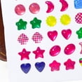 thumbnail image 5 of Glitter Puffy Sticker Self-Adhesive Easy Peal Off for Scrapbook Luggage Decors, 5 of 11