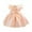Pink, variant on AWZXDE Girls Dresses Bowknot Tutu Dress For Kids Baby Wedding Bridesmaid Birthday Party Pageant Baptism Long Dresses White，18-24 Months