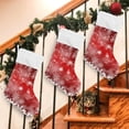thumbnail image 7 of Coolnut 17.7 Inch Christmas Stockings, 2 PCS Winter Christmas Snowflake Presonalized Large Stocking Sock for Family Holiday Xmas Party Decorations, 7 of 7