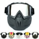 thumbnail image 5 of Gafas de máscara retro, gafas de carreras de motos todoterreno, gafas de conducción al aire libre, gafas de esquí, 5 of 5