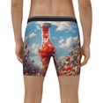 thumbnail image 4 of Xecao Tomato Field Bottle Print Boxer Briefs for Men's Stretch Moisture-Wicking Underwear, Mid-Rise Classics breathable fabric, 4 of 7