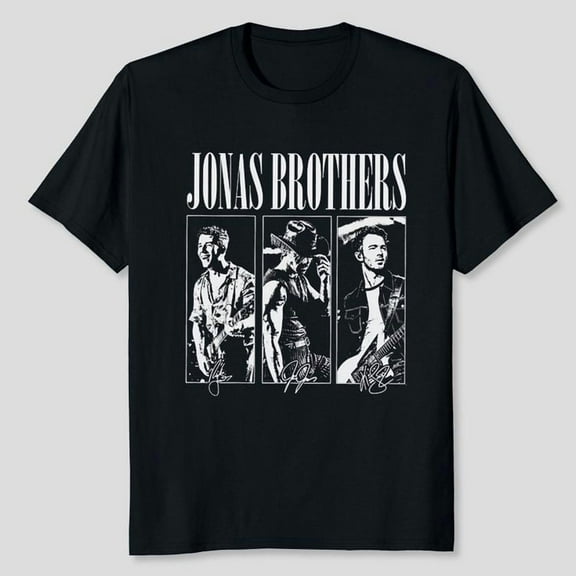 Jonas Brothers Living The Dream Tour 2025 Shirt Unisex, Sizes S-5XL, Tbun