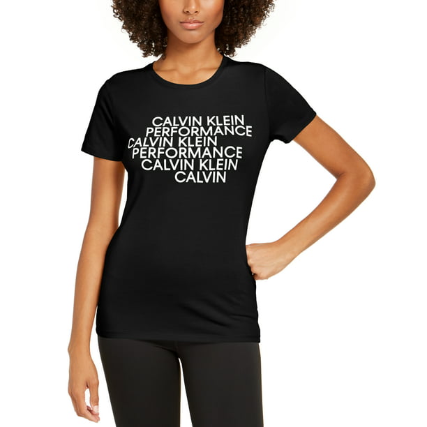 Calvin Klein Womens Performance Graphic Print T-Shirt 