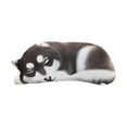 thumbnail image 3 of Encantador Animal relleno de felpa almohada grande para dormir 3D lindo muñeco de peluche realista divertido grande para niños regalo decoración del h Blanco negro, 3 of 8