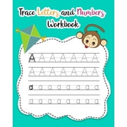 NINA NOOSITA Trace Letters and Numbers Workbook: Trace Letters and Numbers Workbook: Learn How to Write Alphabet Upper and Lower Case and Numbers (Series #2) (Paperback)