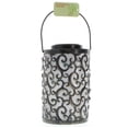 thumbnail image 5 of Home Decorative Iron Swirls Solar Garden Lantern - Brown, 5 of 7