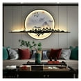 thumbnail image 4 of Modern Wall Picture Light, LED Chinese Creative Circular Landscape Mural Sconce Lamp For Home Living Bedroom Study, 4 of 7