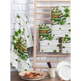 thumbnail image 2 of St Patrick's Day Kitchen Dish Towels for Drying Dishes Set of 3, Lucky Shamrock Leaf Books Coffee Cups Wooden Waffle Weave Microfiber Hand Tea Bathroom Towels Quick Dry & Absorbent Towel 15.7x23.6, 2 of 7