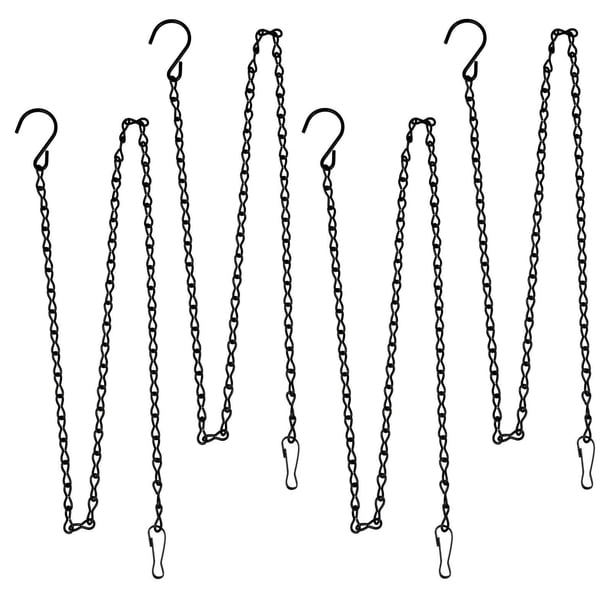 Paquete de 5 cadenas colgantes de 35" opcionales, colgador de plantas de jardín para pájaros