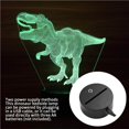 thumbnail image 3 of relayinert Dinosaur Bedside Lamp with Remote Controller Portable Sensor Lights Atmosphere Lamps Wear-resistant Durable Table Lamp, 3 of 9