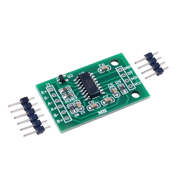 Inteprter Sensor de presión de pesaje de rango pequeño de 1/5/10/20 kg y módulo HX711AD Célula de carga y módulo HX711 Electrónica miscelánea 5KG+HX711