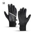 thumbnail image 2 of Invierno Guantes de ciclismo al aire libre Impermeable A prueba de viento Protectores de Mano Completa Antideslizante Calentadores deportivos Senderismo Camping M Black 1 Par seitruly OD002140-03, 2 of 7