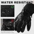 thumbnail image 3 of OZERO Winter Warm Gloves, Thermal Snow Mittens for Men Women, Skiing Snowmobiling Snow Shoveling, 3 of 6