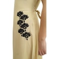 thumbnail image 6 of Bimba Women's Floral Embroidered Maxi Dress Sleeveless Beige Summer Dresses-6, 6 of 7