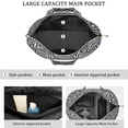 thumbnail image 3 of 22 Inch Oversized Travel Bag Lightweight Canvas Weekender Duffel with Multi Pockets, Animal Print, 3 of 5