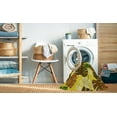 thumbnail image 2 of Ahgly Company Machine Washable Indoor Round Transitional Dark Bronze Brown Area Rugs, 8' Round, 2 of 7