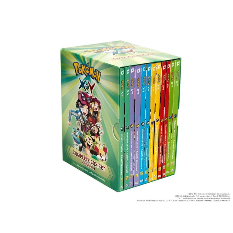 Pokemon X-Y Manga Comics Book Set: Complete Vols. 1-12 with