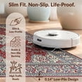 thumbnail image 6 of Design&I 8'x10' Washable Area Rug Assorted Boho Vintage Border Door Mongolian Checkered Nylon Hallway for Dining Room, Large Office, Lounge, Snag-Free, 6 of 7