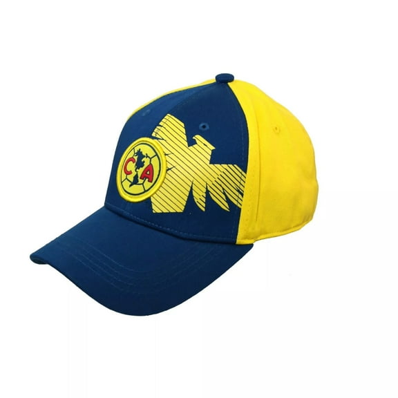 Club America Flexfit Cap, S/M, Navy/Yellow, Licensed