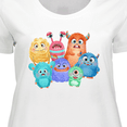 thumbnail image 4 of Inktastic Halloween Monsters Women's Plus Size T-Shirt, 4 of 5