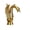 Gold Short, variant on Golden Basin Faucet Deck Mount Sink Short Faucets Swan Shape Single Handle Sink Hot Cold Water Mixer Tap -Modern Design