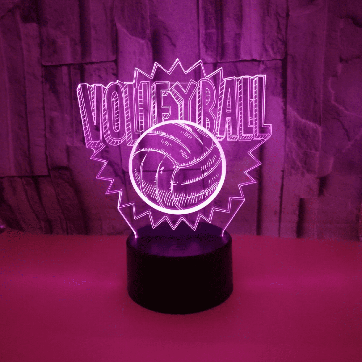 volleyball 3d illusion lamp