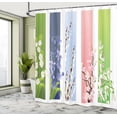 thumbnail image 4 of Ambesonne Colorful Shower Curtain, Lily Primrose Valley, 69"Wx70"L, Multicolor, 4 of 4
