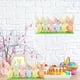 thumbnail image 4 of Decoraciones de Pascua, adornos de Pascua, regalos de Pascua, huevos decorativos de Pascua con orejas de conejo, flores y letras, decoraciones festivas, adornos de plástico para huevos de Pascua., 4 of 6