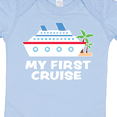 thumbnail image 4 of Inktastic My First Cruise with Cruise Ship and Palm Trees Boys or Girls Baby Bodysuit, 4 of 5