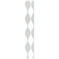 thumbnail image 6 of Ekena Millwork 94"H x 1/8"T Ozark Adjustable Acrylic Decorative Slat Wall Panel Kit, White (contains 8 Slats + 1 Straight Edge Starter Slat), 6 of 11
