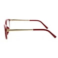 thumbnail image 2 of Flower by Drew Barrymore Mae Red/Gold 1.50 Women's Reading Glasses, 2 of 3