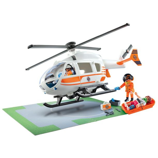 Klooster hurken Horzel PLAYMOBIL Rescue Helicopter - Walmart.com